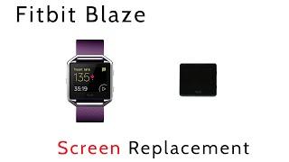 Tutorial How to Replace Repair Broken Shattered Fitbit Blaze Screen