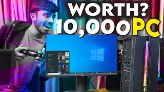 MY NEW 10,000rs PC! Worth Buying? Can We do Gaming or Editing on cheapest PC?