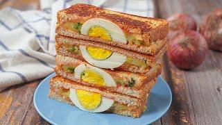 Egg Potato Sandwich Recipe | Easy Sandwich Recipe | toasted