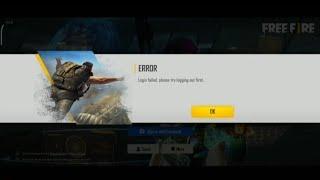 Free Fire | login failed, please try logging out first#FRFEEFIREGOOGLEIDPROBLEM #FREEFIREIDLOGINsolv