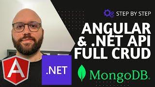 .NET 7   - CRUD with Angular & .NET Web API, EF Core & MongoDb