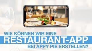 Wie mit Appy Pie eine Restaurant-App erstellen?