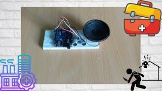 WOW ! Making a home security alarm with Arduino and ultrasonic sensor (How-to).