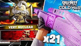 WORLDS FIRST "VERY NUCLEAR" UNLOCKED IN COLD WAR - 21 NUCLEAR "DARK OPS CHALLENGE" COMPLETED!