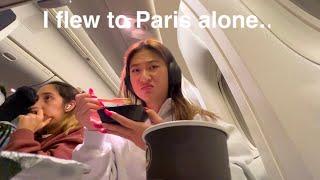 FLYING TO PARIS ALONE