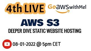 DEEPER DIVE AWS S3 | HOSTING STATIC WEBSITES | RESOLVING ERROR 404 and 403