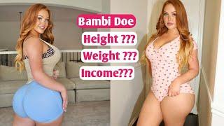 Bambi Doe Curvy model, Biography, Age, Height, Weight, Family, Facts, and Networth