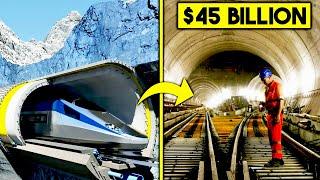 The $45 Billion Tunnels Cutting Through the Alps