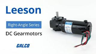 Leeson's Right-Angle Series, DC Gearmotors