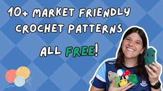 10+ FREE market-friendly crochet patterns I love 