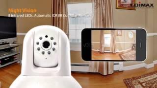 Edimax IC 7112W - Smart HD Wi-Fi Pan/Tilt Network Camera, Day & Night