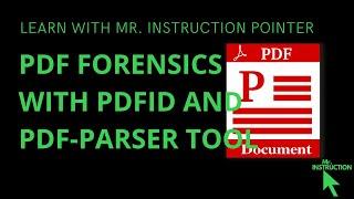 PDF Forensics Tutorial with pdfid and pdf-parser Tool 2024