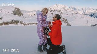 BEST PROPOSAL EVER  HE PROPOSED ON TOP OF A MOUNTAIN  | PETITE SIDE OF STYLE