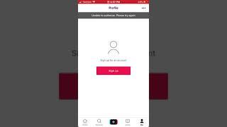 Tiktok is broken right now unable to authorize (unfixable)