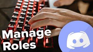 How to Add Delete and Manage Roles in Discord