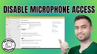 How to Disable Microphone Access on Windows 10