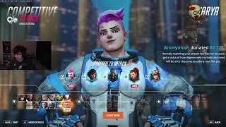 24K DMG! SUPER ZARYA SEASON 13 TOP 500 OVERWATCH 2 GAMEPLAY