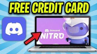 How To Get Free Credit Card For Discord Nitro 2024 | Step by Step Guide (legal)