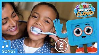 The Tooth Brushing Song | Time To Brush Our Teeth with 2 Minute Timer | Codey and The Cloud S1 • E9