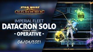 [Tutorial] Datacron Imperial Fleet Solo [Imperial Agent / Operative] - Star Wars: The Old Republic