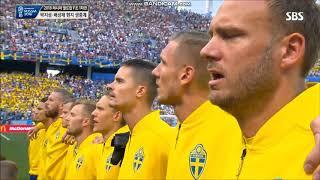Anthem of Sweden vs Korea FIFA World Cup 2018