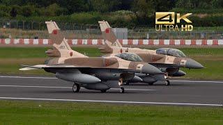 Lockheed Martin F-16C & D Fighting Falcon Royal Moroccan Air Force departure RAF Fairford RIAT 2024