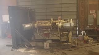 SUPER RARE DETROIT DIESEL 24V71 V24 ENGINE STARTUP PC190011