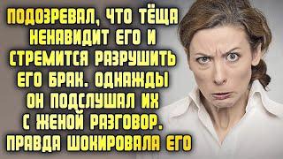 Подозревал, что тёща ненавидит его, но однажды он подслушал их с женой разговор  Правда шокиров