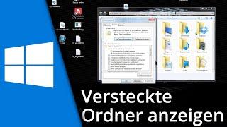 Versteckte Ordner anzeigen in Windows 7  Tutorial