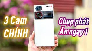 Camera cả 3 cái đều Cảm biến KHỦNG lại còn Snap 8 Gen 3 chỉ từ 11,xx ! Nubia Z60 Ultra.