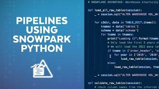 Data Engineering With Python In Snowflake