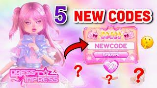 HOW TO GET ALL 5 *NEW* SECRET CODES AND FREE VIP IN DRESS TO IMPRESS 