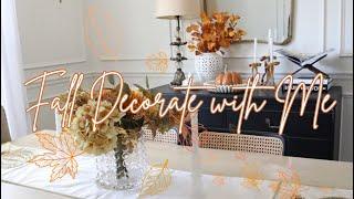 FALL DECORATE WITH ME | CLASSIC FALL DECOR 