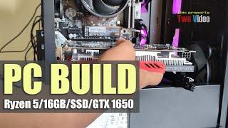AMD Ryzen 5 4500 PC Build | Asrock A320M-HDV/16GBB RAM/M 2 NVME/GTX 1650 GDDR6
