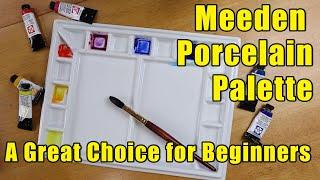 Meeden Porcelain Watercolor Palette - Getting Started in Watercolor