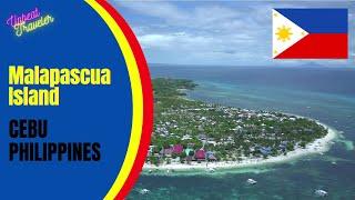 Bounty Beach, Malapascua Island, Cebu, Philippines - Cinematic aerial drone video (4K)