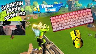 $400 Custom Keyboard ASMR ChillArena Gameplay Keyboard Fortnite 240 FPS Smooth 4K