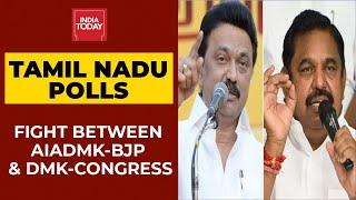 Tamil Nadu Polls 2021: Direct Fight Between AIADMK-BJP & DMK-Congress | Priyamvadha's Report