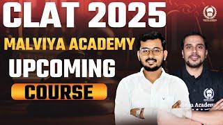 CLAT 2025 की तैयारी अब मालवीय अकेडमी के साथ।coming soon online & Offline | Suraj Sir Malviya Academy