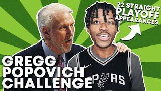 GREGG POPOVICH REBUILDING CHALLENGE IN NBA 2K21 | 22 STRAIGHT PLAYOFFS