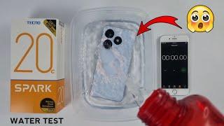 Tecno SPARK 20C Water Test | Spark 20C is Waterproof Or Not?