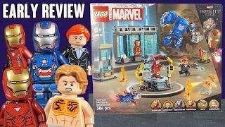 EARLY REVIEW: LEGO Iron Man Laboratory Hall of Armor (Marvel Set 76315)