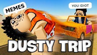 ROBLOX A DUSTY ROAD TRIP Funny mommentsDating Game show with The TOXIC GIRL  (MEMES)