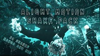 Alight Motion Pack (Shake pack , Manga shake, Wis Shake ) *free xml , link , qr code*
