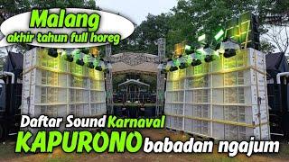 DAFTAR SOUND KARNAVAL KAPURONO BABADAN NGAJUM | Hadir Alvar audio Bofago audio ‼️