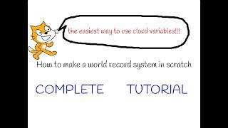 How to make a world record system in scratch