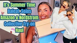 BALEAF ACTIVEWEAR + SOJOS TRY ON HAUL | NORDSTROM SALE | COLLECTIVE HAUL | HOTMESS MOMMA VLOGS