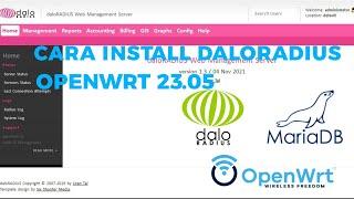 Cara install daloRADIUS di fw openwrt 23.05