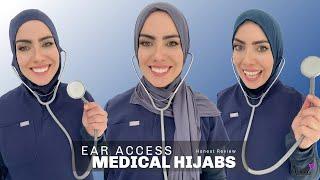HONEST REVIEW- 3 Medical Hijabs, Hijabs with Ear access, Stethoscope Hijab