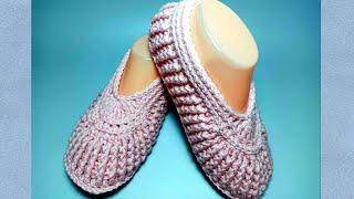 Модные следки. Crochet slippers.